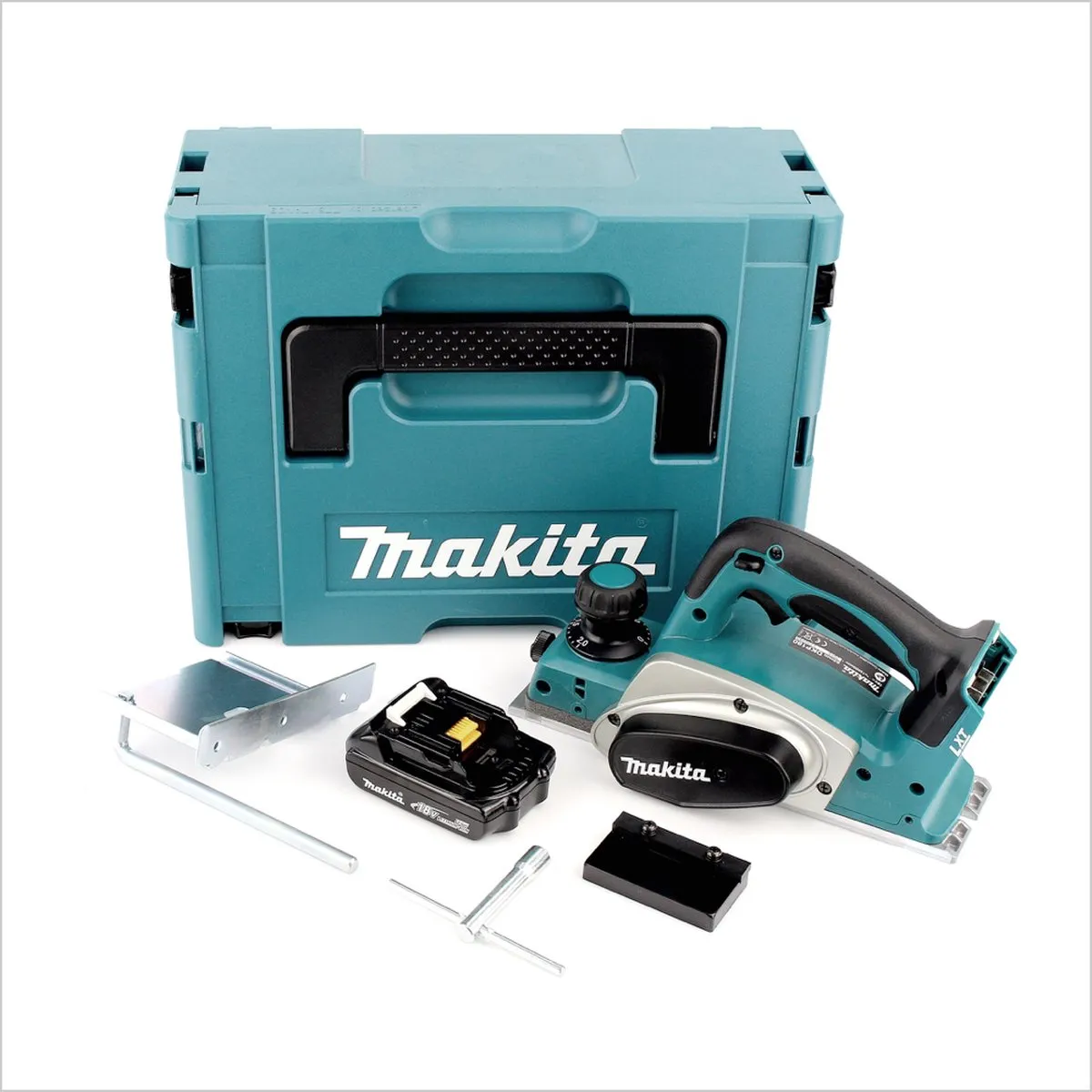 Makita DKP180Y1J Accu Schaafmachine - 82mm - 2mm