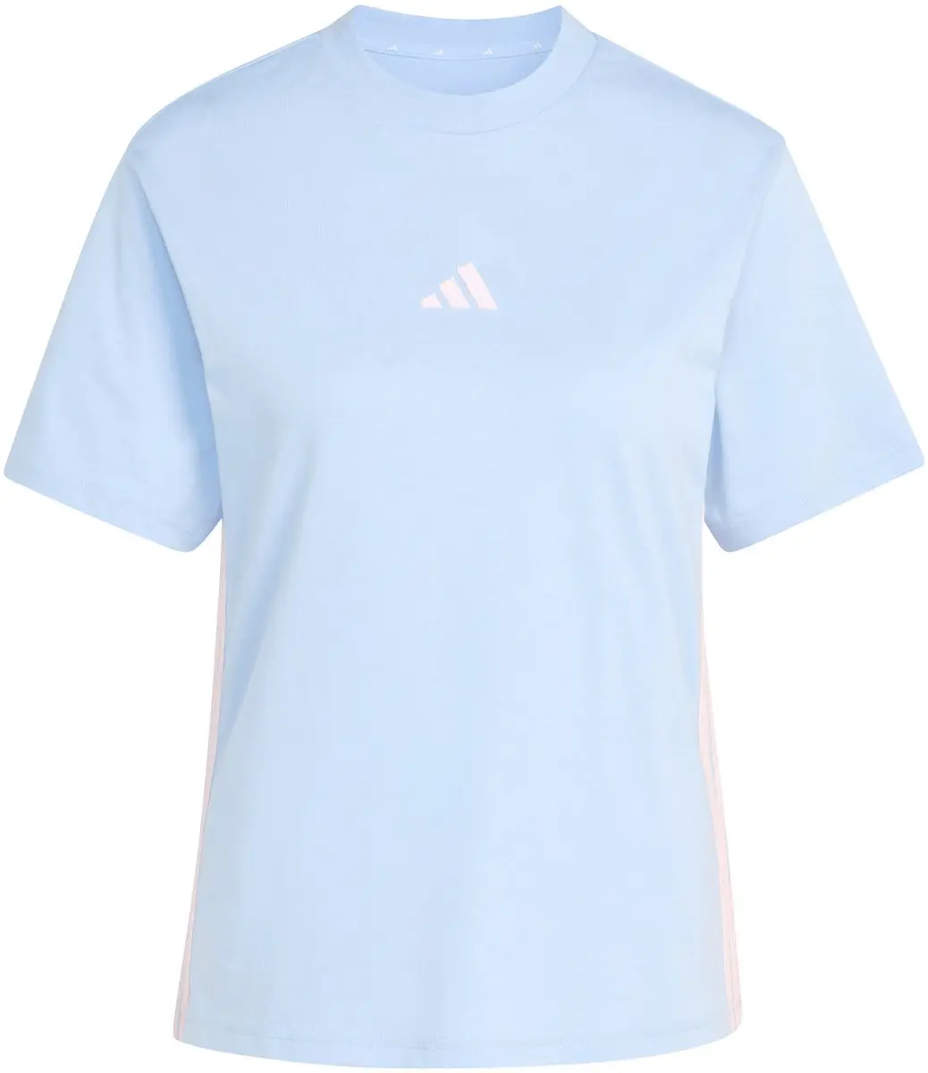 adidas Essentials 3-Stripes Cotton T-shirt Dames - XS - Blauw