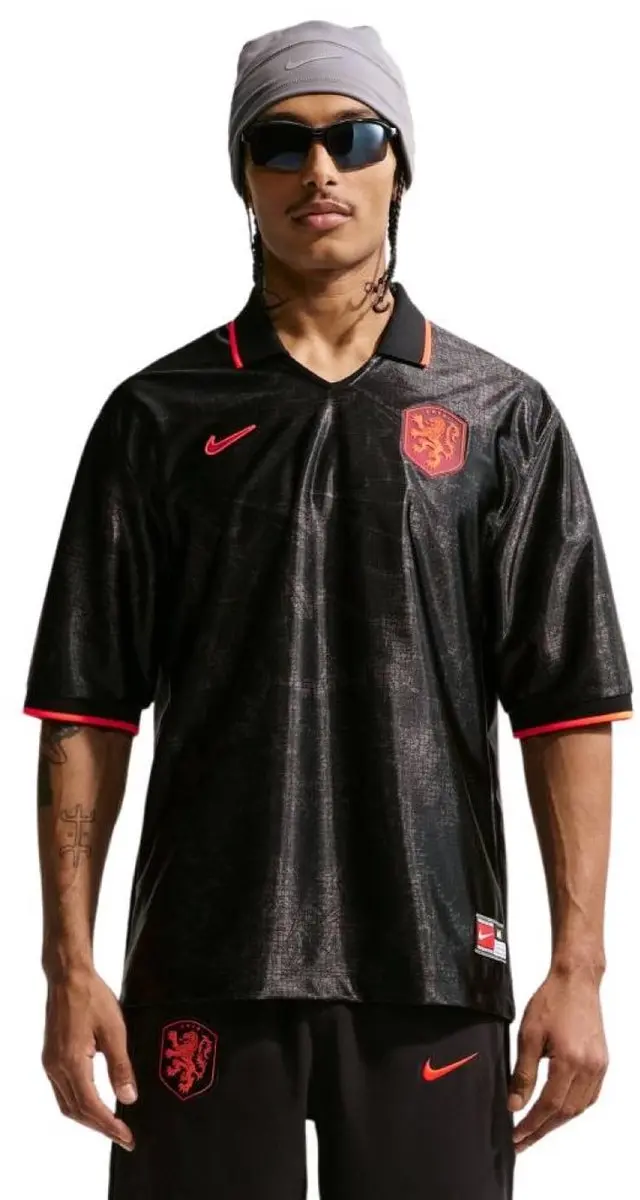 Nike Energy Dri-FIT Voetbaltop IH1868-010 - S - Zwart/Oranje