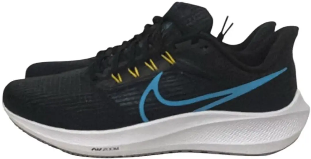 Nike Air Zoom Pegasus 39 Sportschoenen 45.5 - Zwart/Wit/Blauw