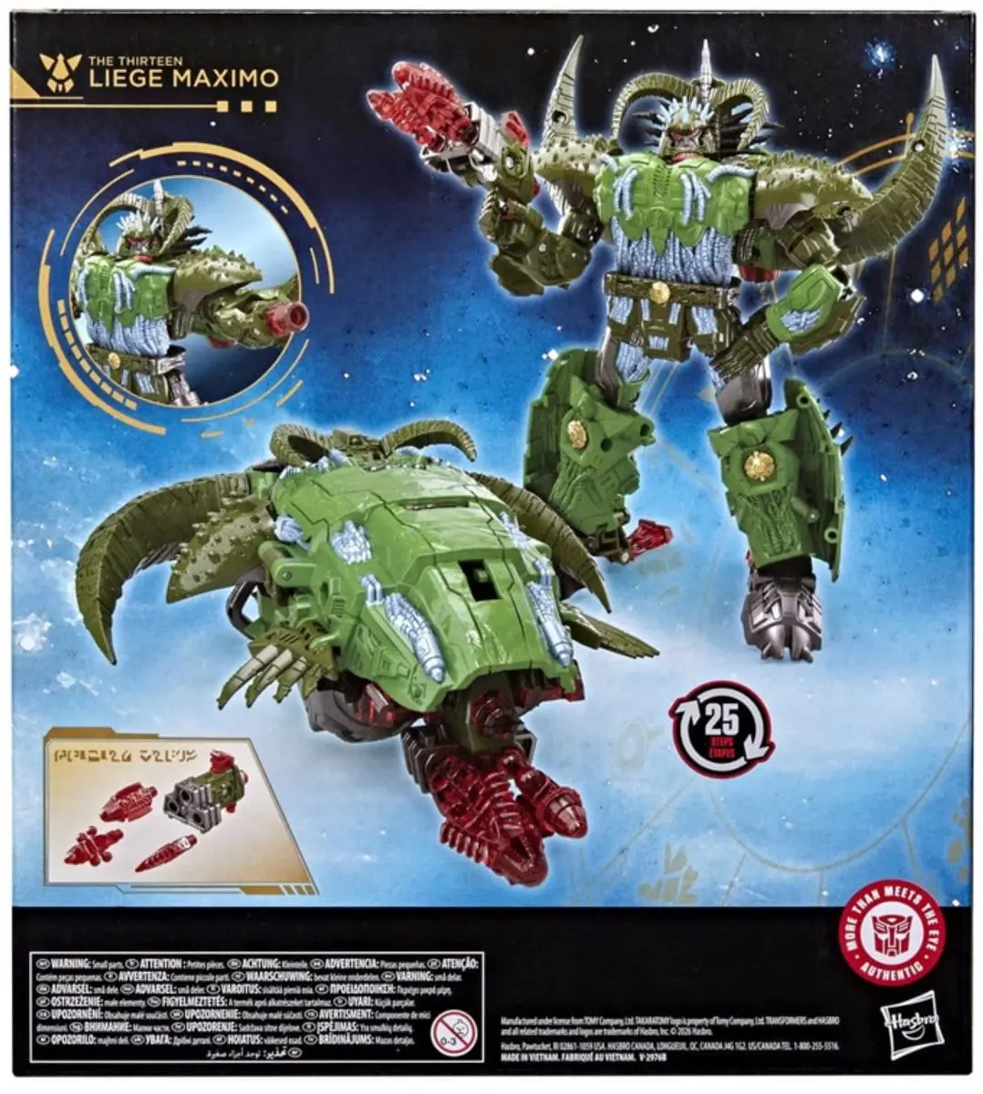 Hasbro Transformers Age of the Primes Liege Maximo HASG1908 - Action Figuur 22cm - Multicolor