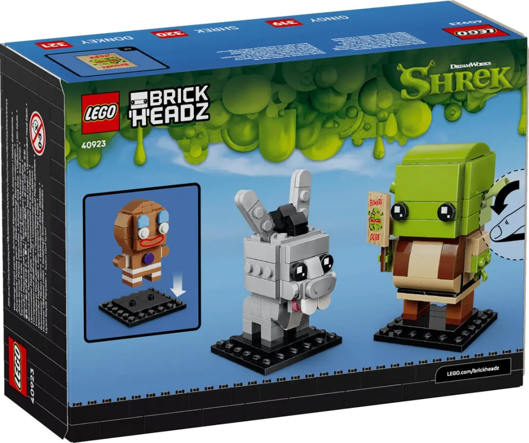 LEGO Shrek Ezel & Peper Figuren 40923 - afbeelding 6 van 6
