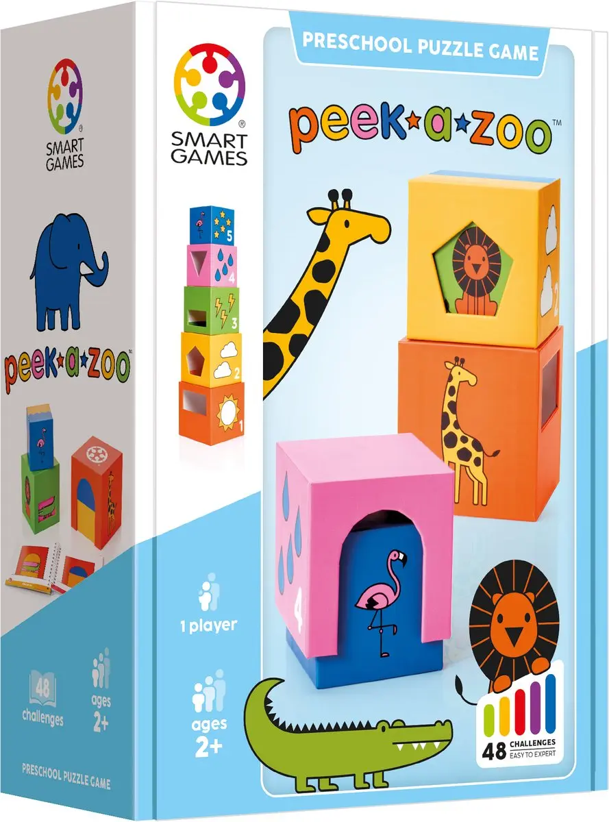 SmartGames Peek-A-Zoo SG 045 Educatief Stapelspel