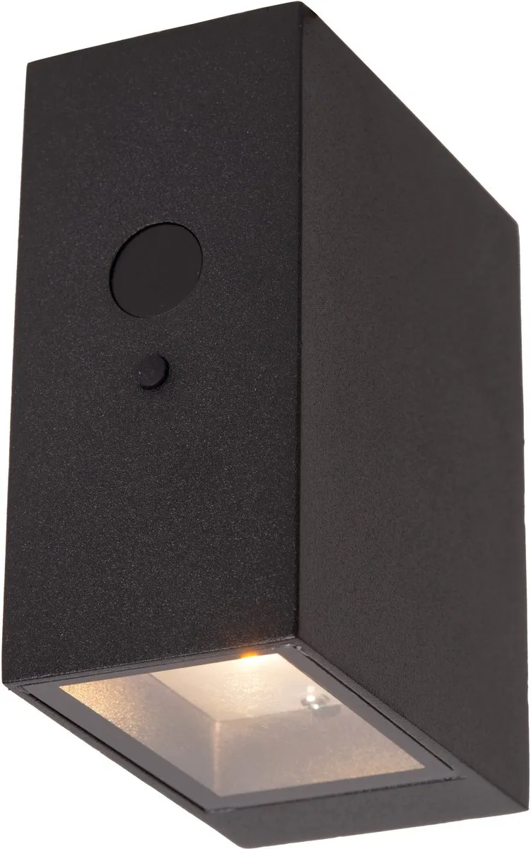 Lucide Bolton Wandlamp Zonne-energie 1W - Zwart