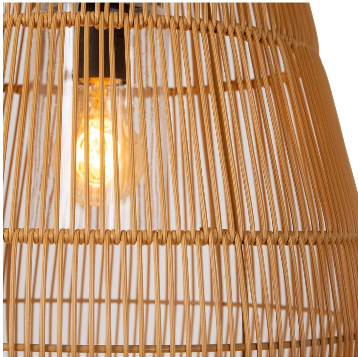 Lucide Nerida Hanglamp Ø35cm - 1xE27 - IP44 - Naturel