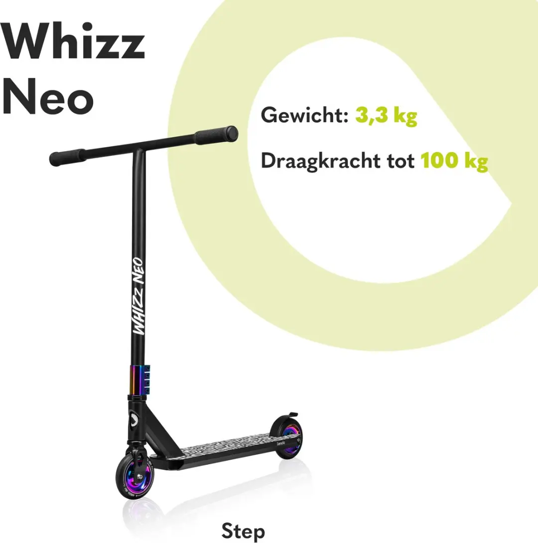 Lionelo Whizz Neo Freestyle Step Fietshelm - 3,6 kg - Zwart/Paars/Roz - afbeelding 6 van 6