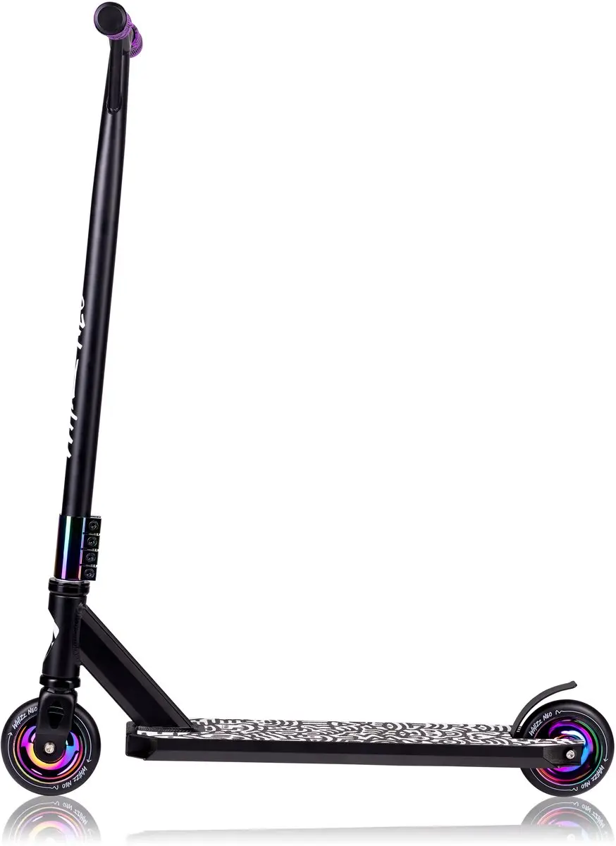 Lionelo Whizz Neo Freestyle Step Fietshelm - 3,6 kg - Zwart/Paars/Roz