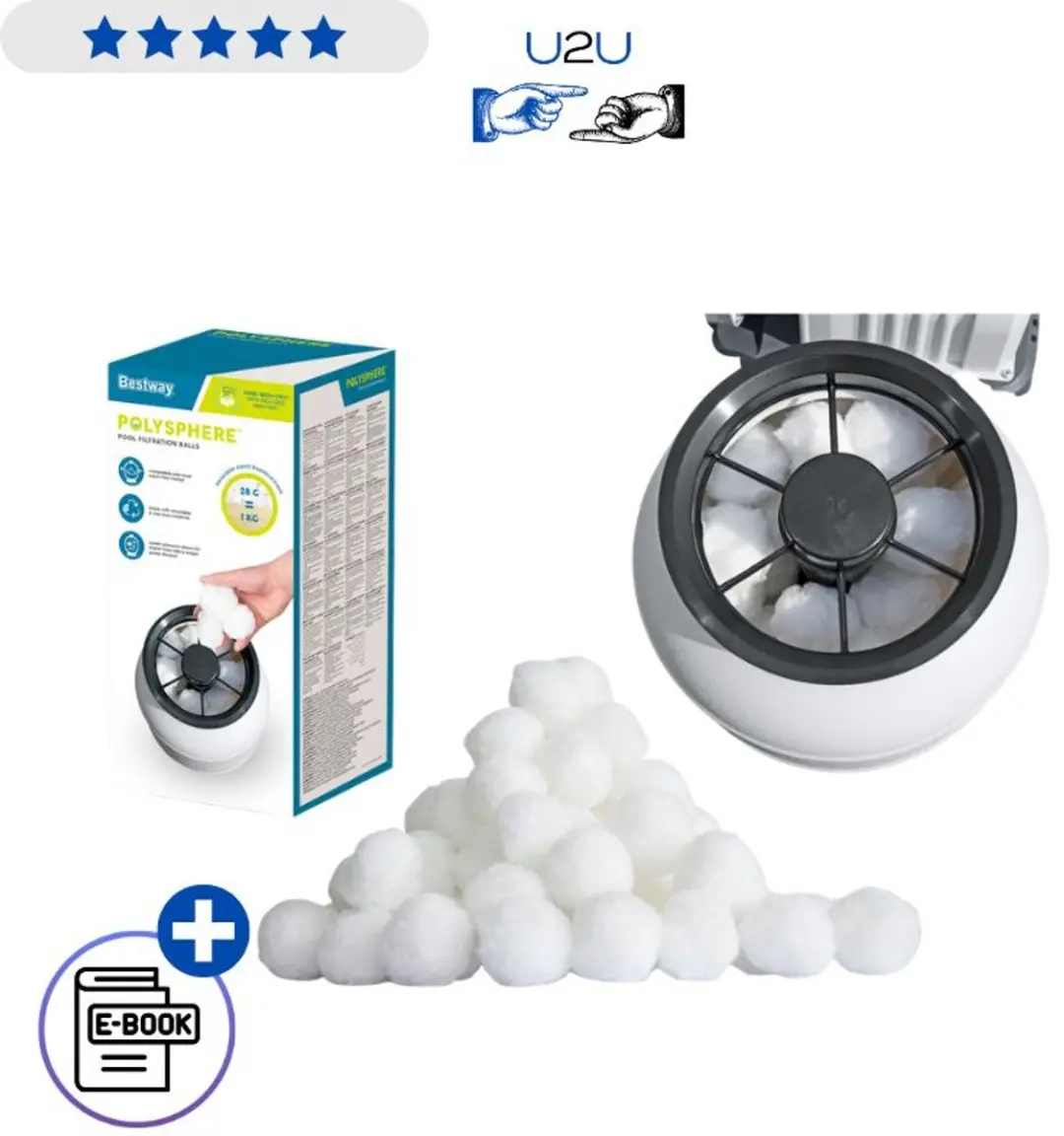 Bestway Filter Balls 58475 Filtermedia