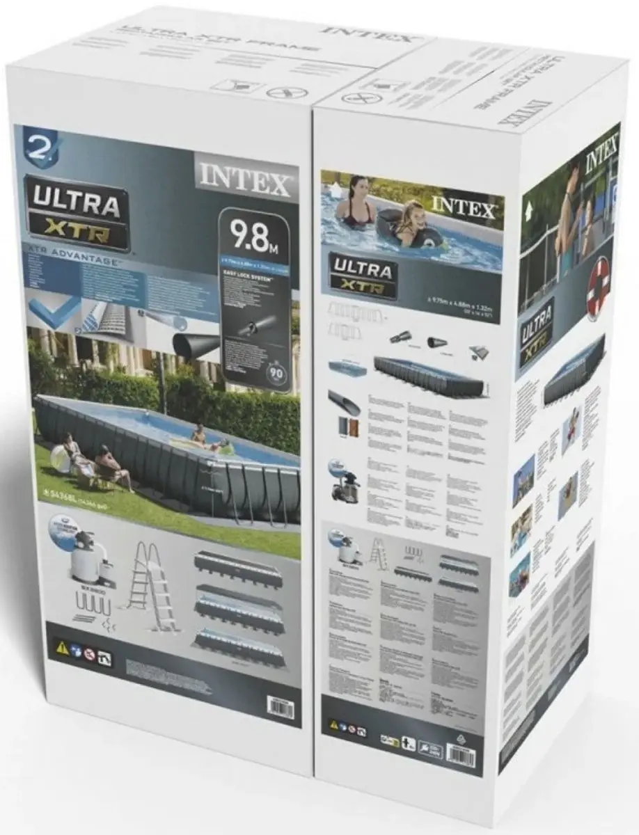 Intex Ultra XTR Frame Zwembad 26374GN - 54.368L - Grijs