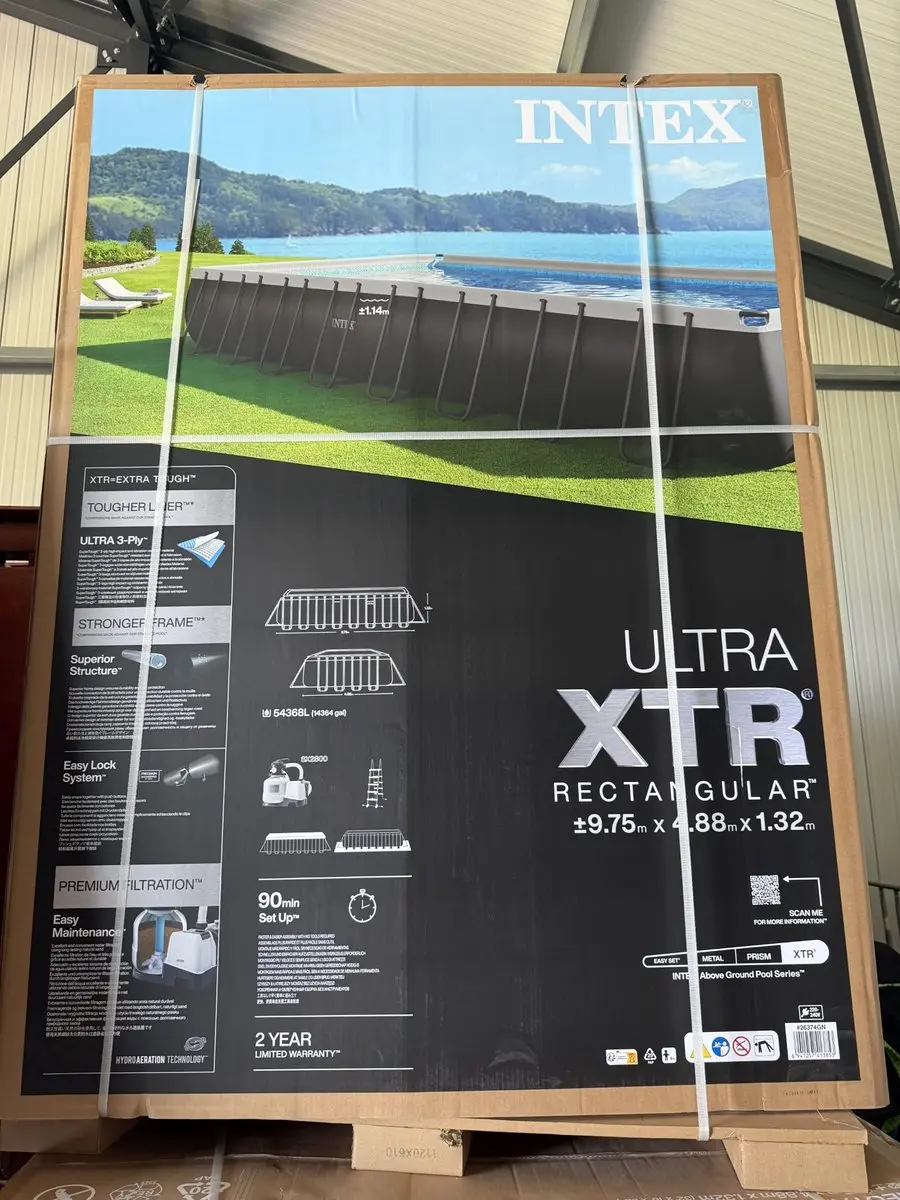 Intex Ultra XTR Frame Zwembad 26374GN - 54.368L - Grijs