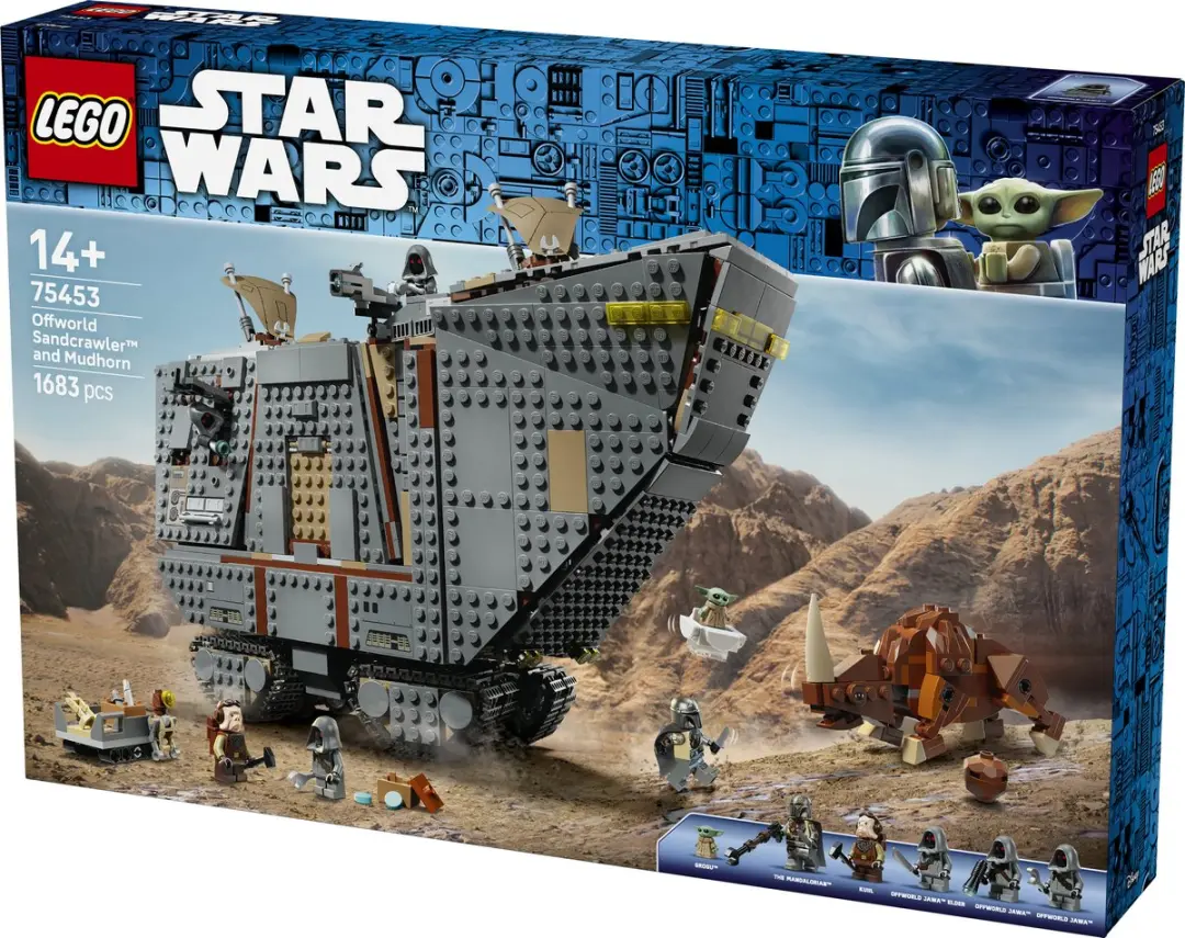 LEGO Star Wars De Mandalorian Offworld Sandcrawler 75453 - 1683 Stukken