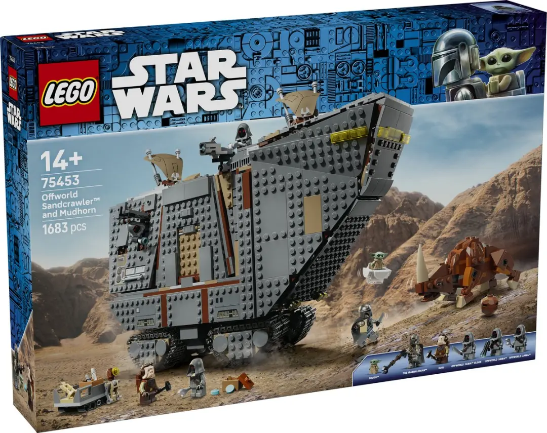 LEGO Star Wars De Mandalorian Offworld Sandcrawler 75453 - 1683 Stukken