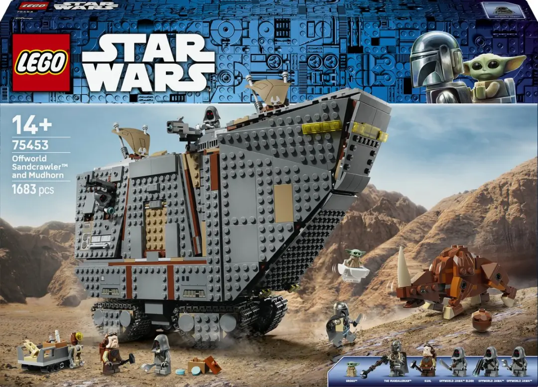 LEGO Star Wars De Mandalorian Offworld Sandcrawler 75453