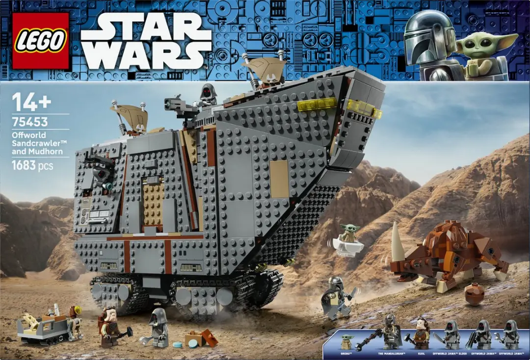 LEGO Star Wars De Mandalorian Offworld Sandcrawler 75453 - 1683 Stukken