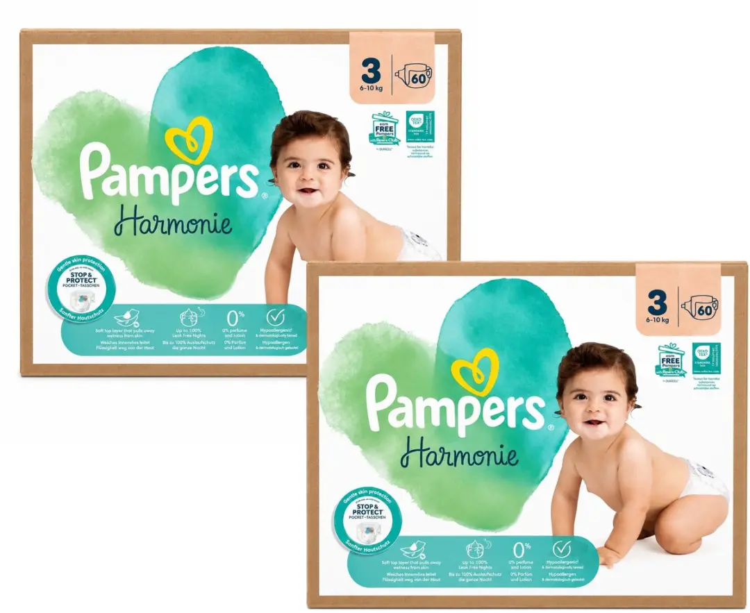 Pampers Harmonie Maat 3 - 120 Stuks