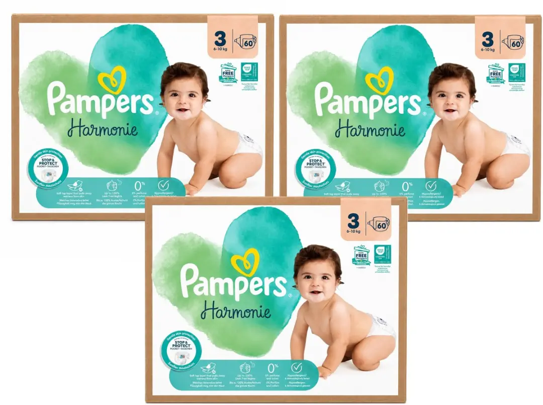 Pampers Harmonie Maat 3 - 180 Stuks