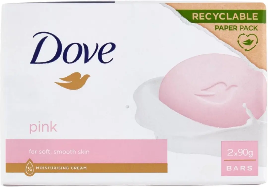 Dove Pink Beauty Bar 2x90g Zeep - Hydraterend