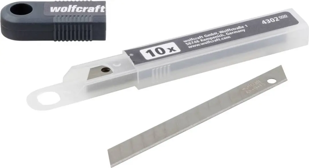 Wolfcraft 10 Afbreekmessen 9mm
