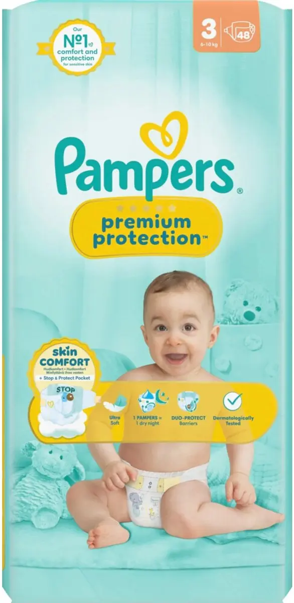 Pampers Premium Protection Luiers Maat 3 6-10kg