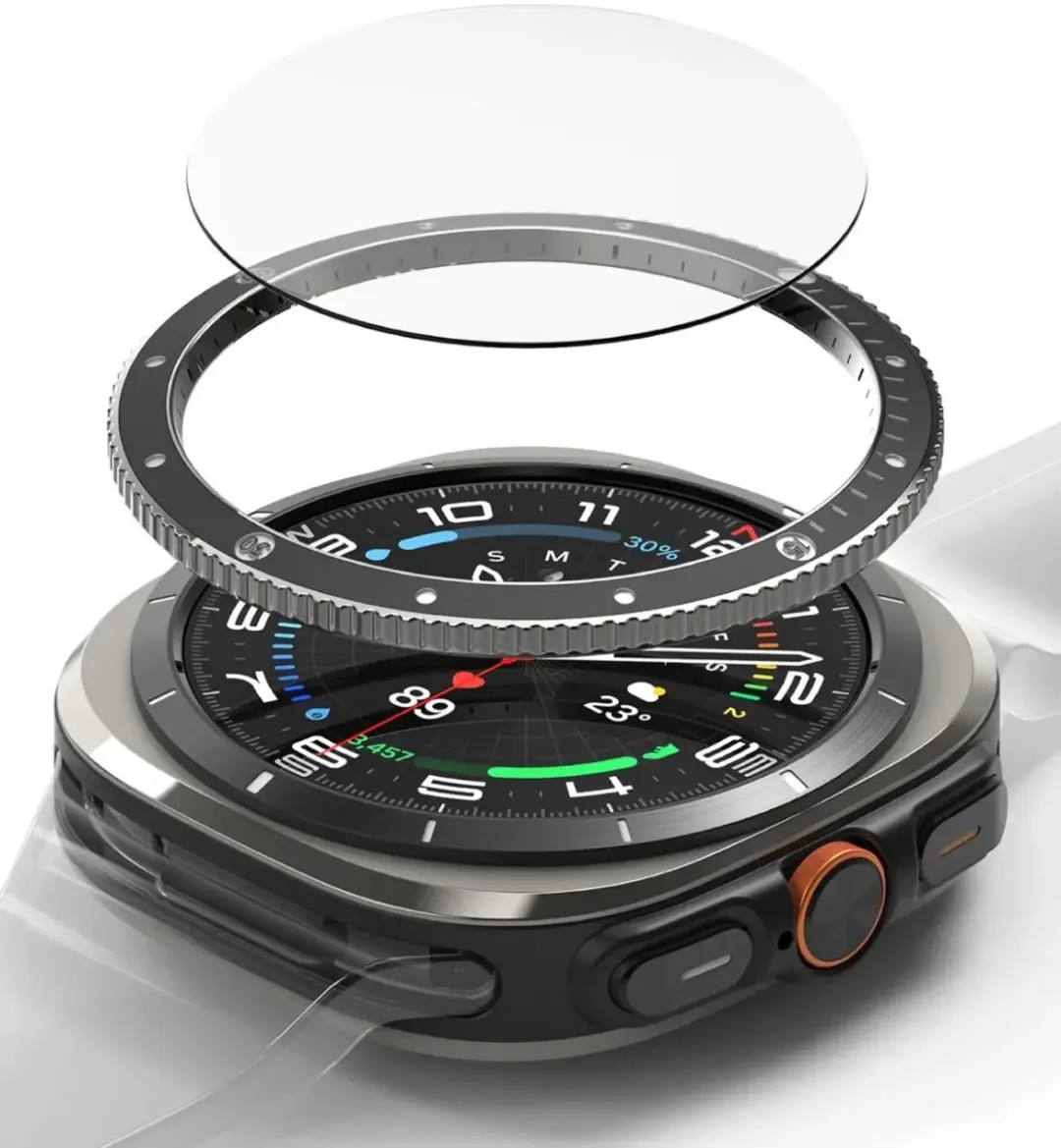 Ringke Bezel Styling + Tempered Glass Samsung Galaxy Watch Ultra 47mm