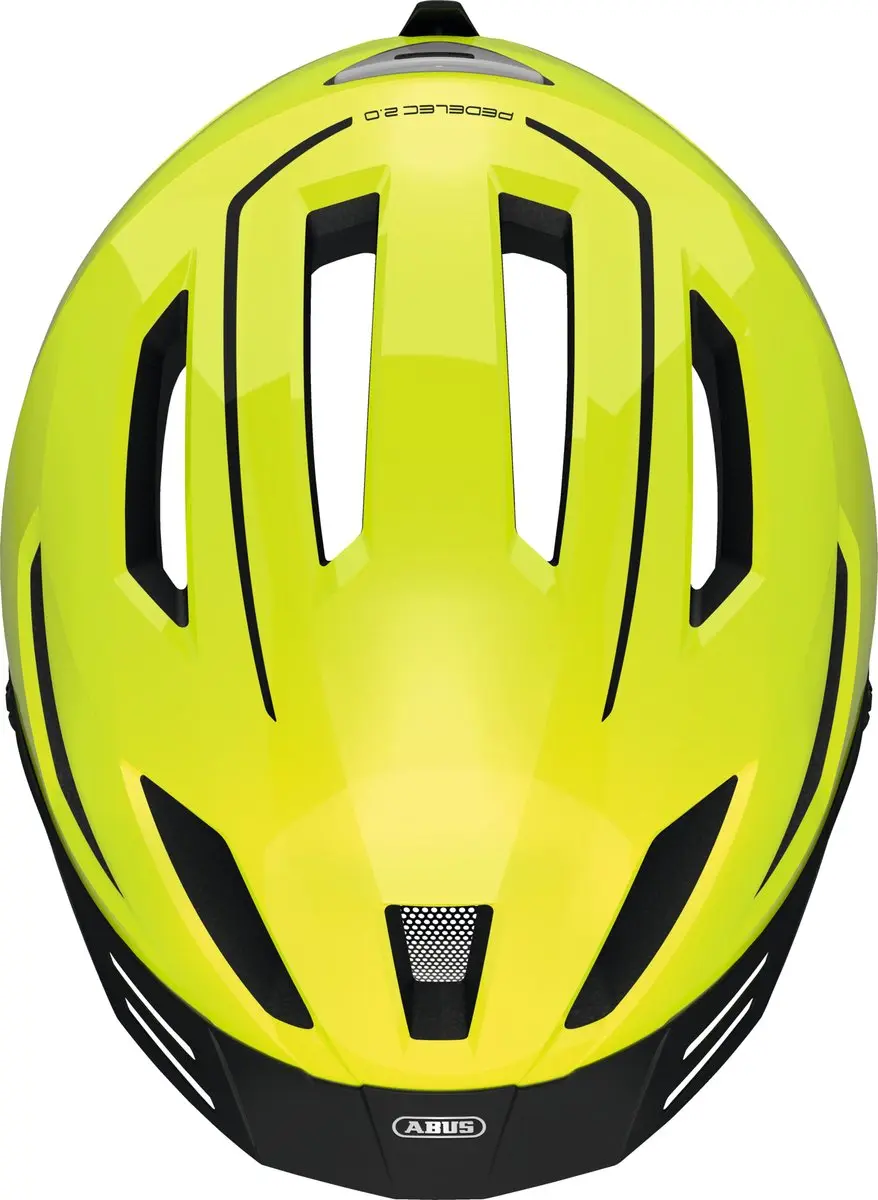 ABUS Pedelec 2.0 Fietshelm L - Fluor geel - afbeelding 3 van 5