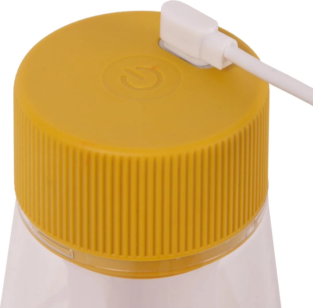 Lucide LORALI Oplaadbare Tafellamp - Ø7,7cm - 1x1,2W LED - IP44 - Okergeel