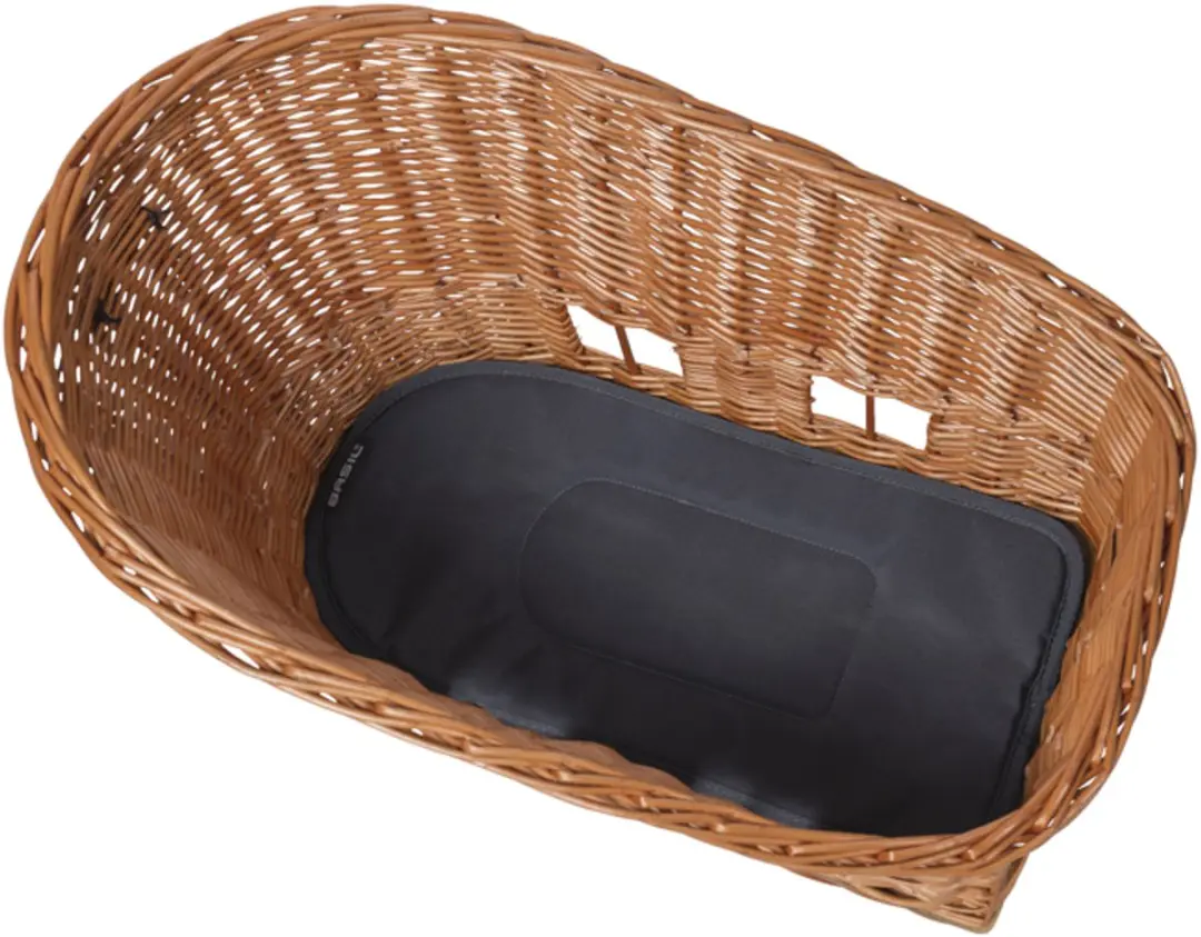 Basil Pasja Hondenfietsmand L - Achter - Bruin - 38L