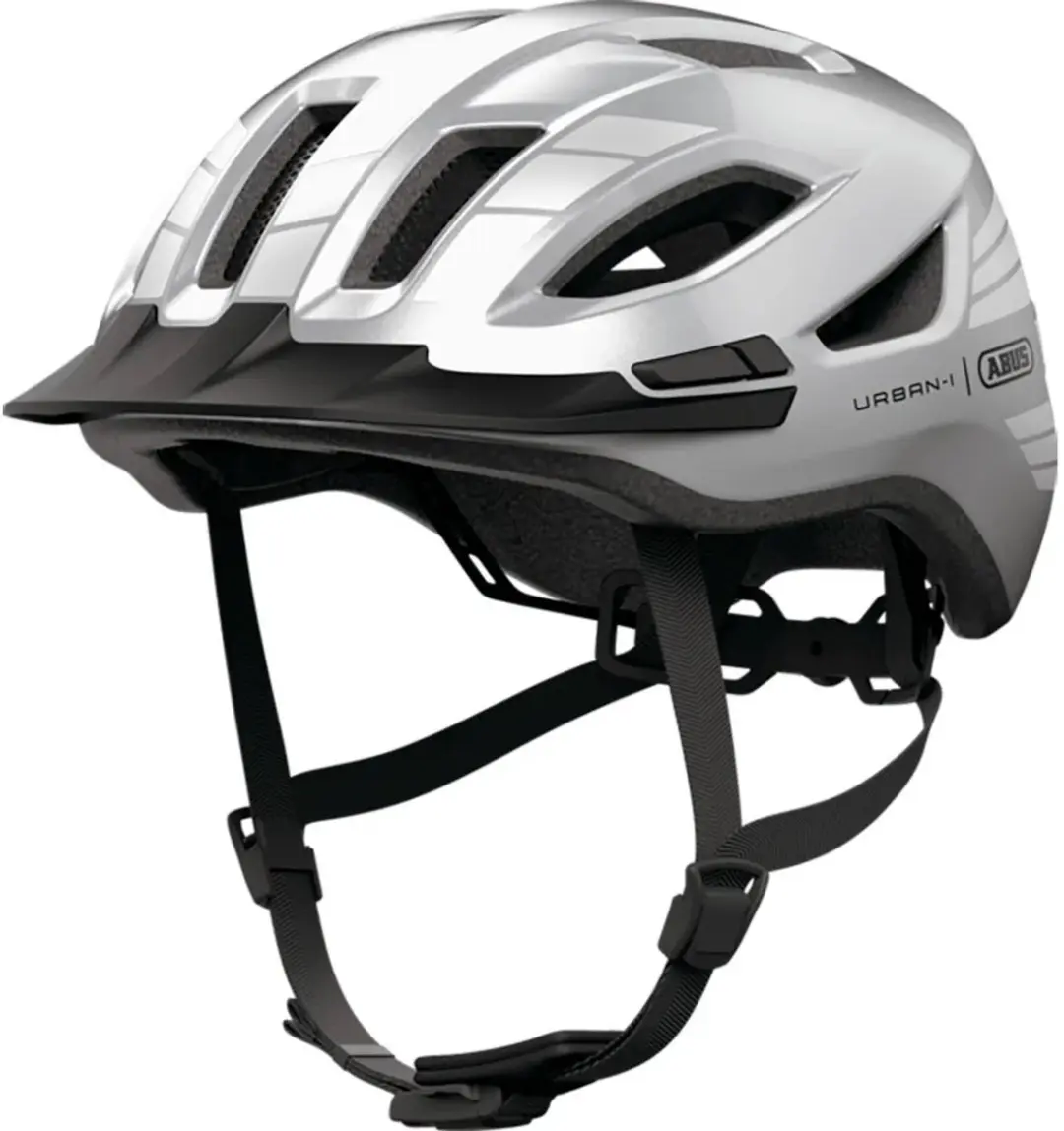 ABUS Urban-I 4.0 LR Helm - L 57-61cm - Zilver