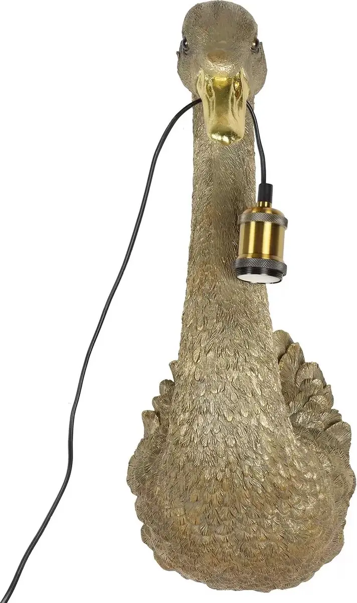 Countryfield Orwell Wandlamp Zwaan - Goud - 58 cm