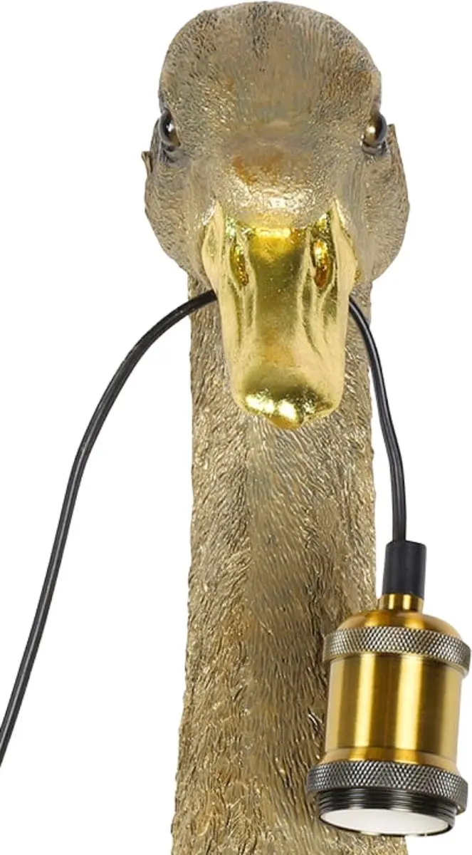 Countryfield Orwell Wandlamp Zwaan - Goud - 58 cm