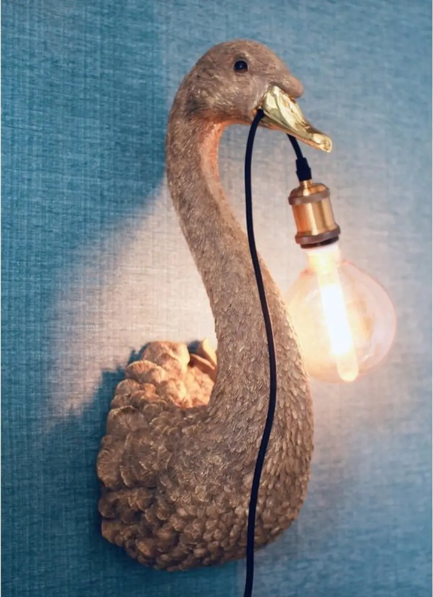 Countryfield Orwell Wandlamp Zwaan