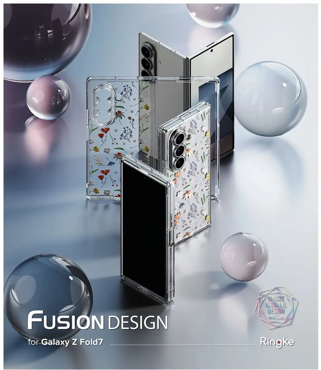 Ringke Fusion Design Hoesje Samsung Galaxy Z Fold 7 - Multicolor