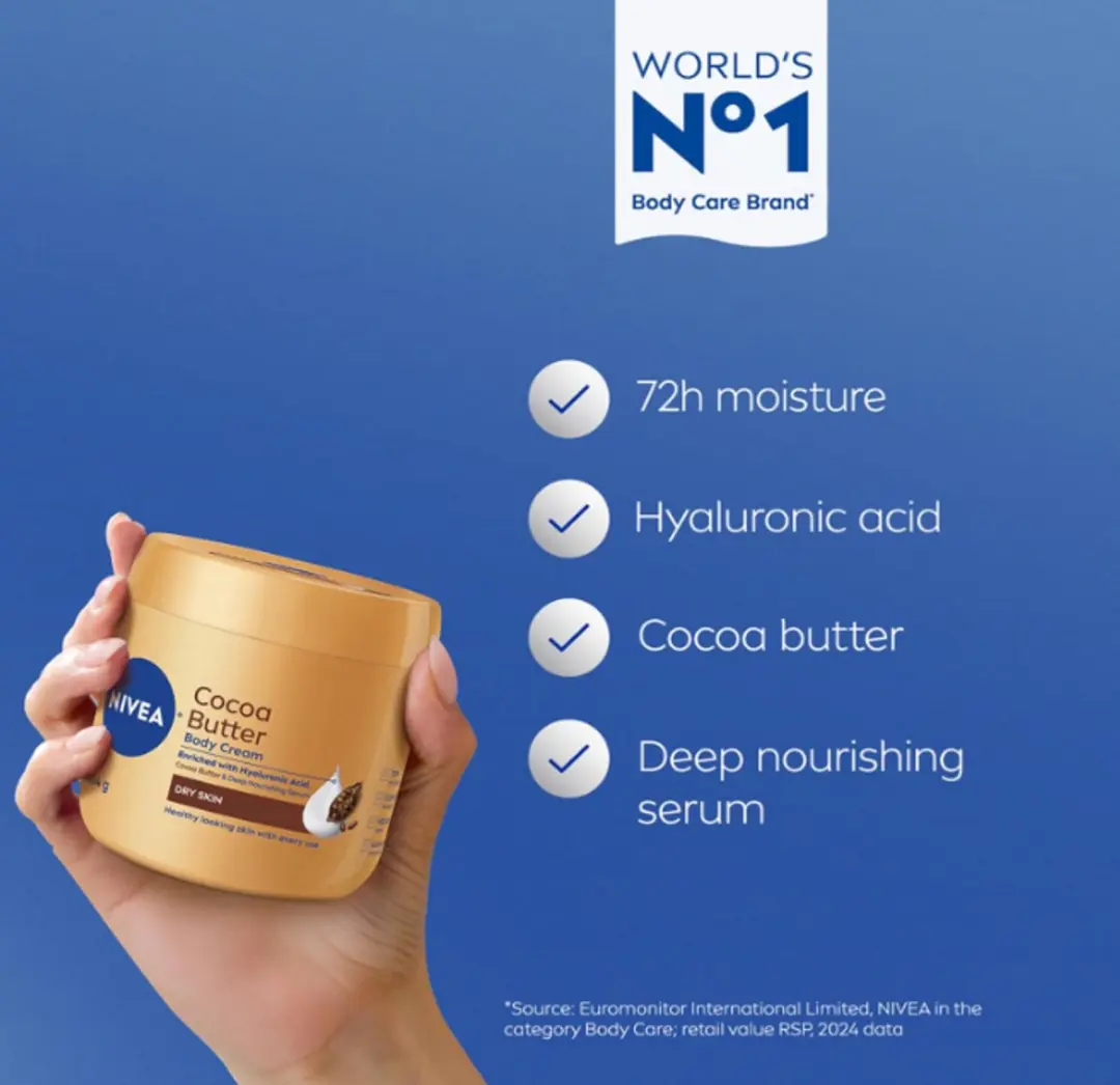 NIVEA Cocoa Butter Lichaamscrème 454ml - afbeelding 2 van 5