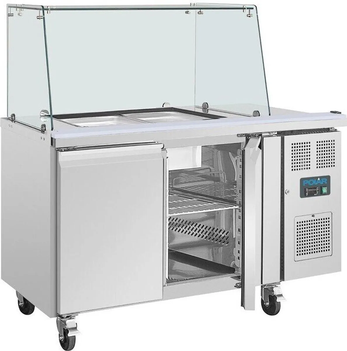 Polar U-Serie UA017 Tweedeurs Saladette - Grijs