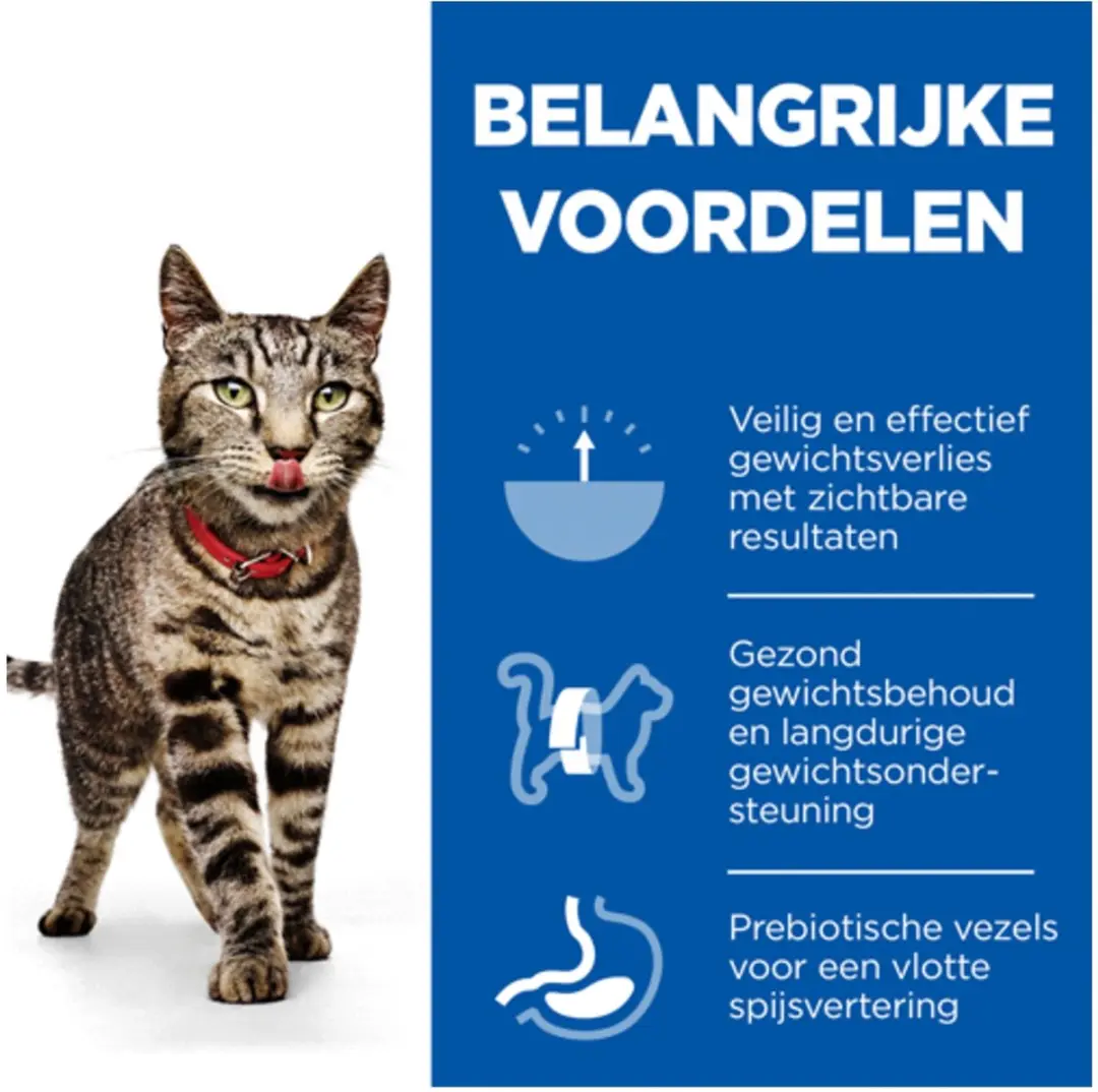 Hill's Feline Adult Perfect Weight Kip Kattenvoer 7kg