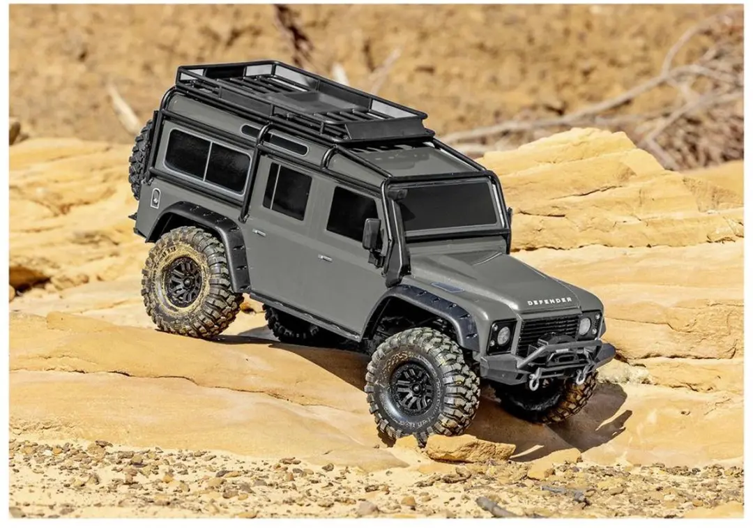 Traxxas TRX-4 Land Rover Defender 1:10 Brushed RC Auto - Zand