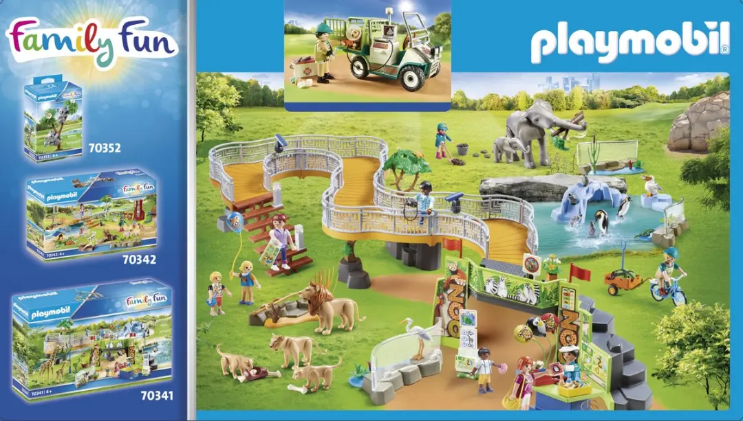 Playmobil Family Fun Dierenverzorger Voertuig 70346 - Multicolor