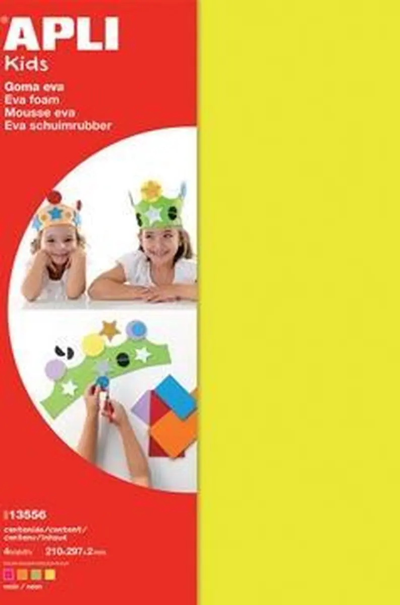 Apli Kids EVA Foam A4 Fluor