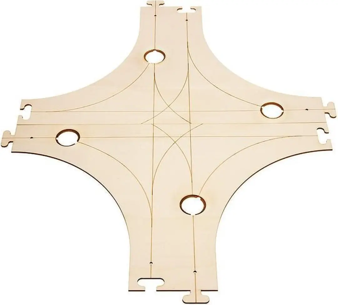Faller Laser-Street T-splitsing Modelbouwset
