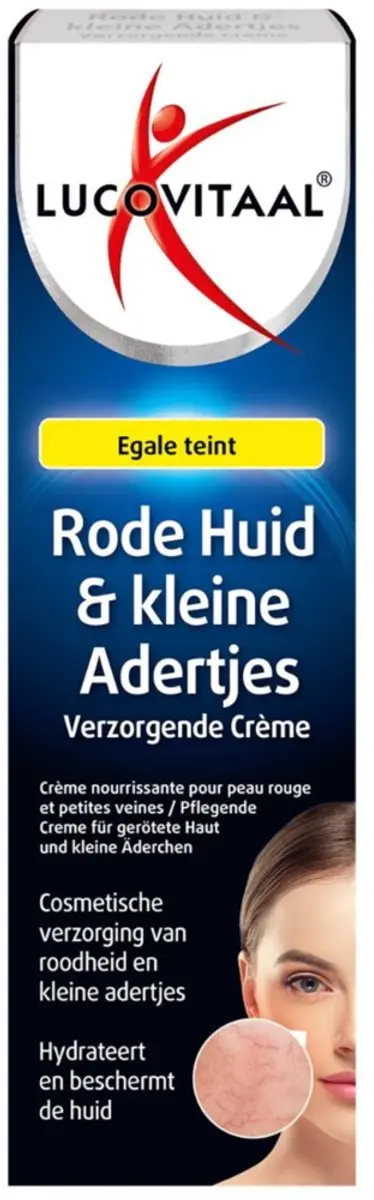 Lucovitaal Rode Huid & Kleine Adertjes Crème 3x30ml