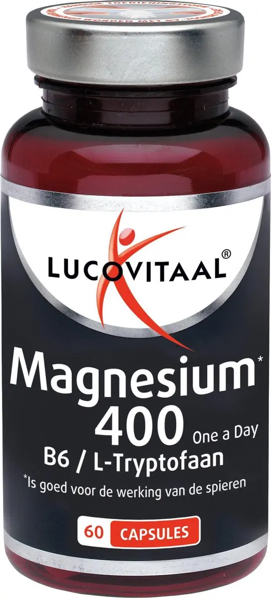 Lucovitaal Magnesium 400 + B6 & L-Tryptofaan 60 Capsules
