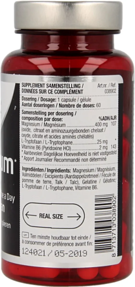 Lucovitaal Magnesium 400 + B6 & L-Tryptofaan 60 Capsules