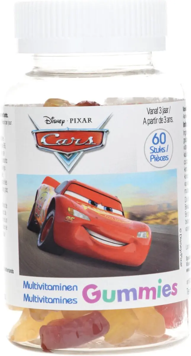 Disney Cars Kinder Multivitamine Gummies - 60 Stuks