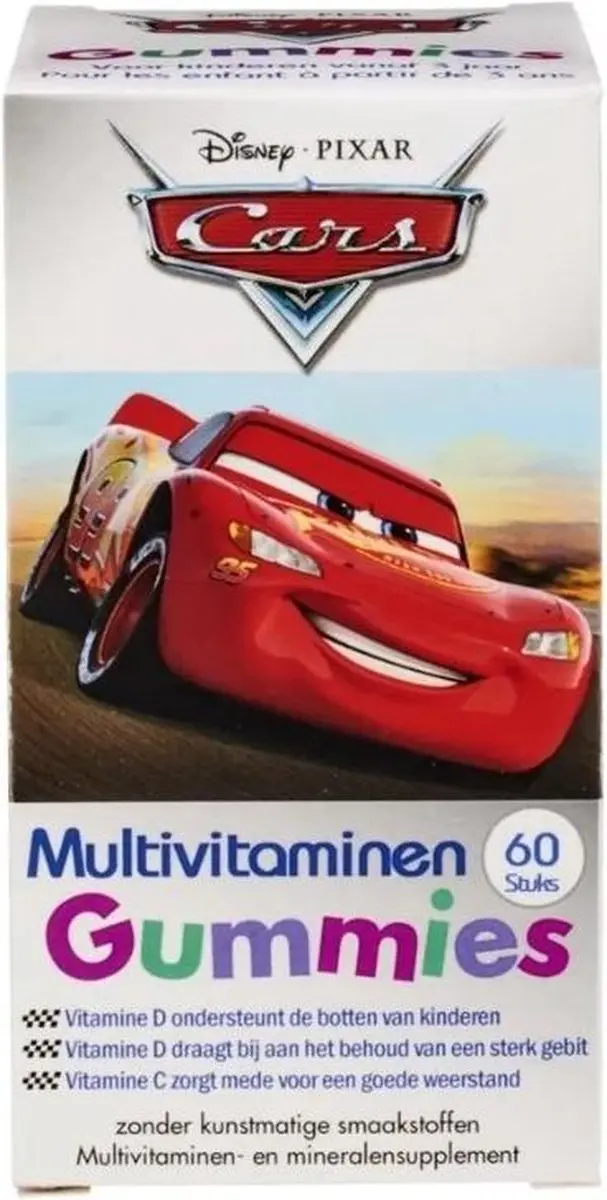 Disney Cars Kinder Multivitamine Gummies - 60 Stuks