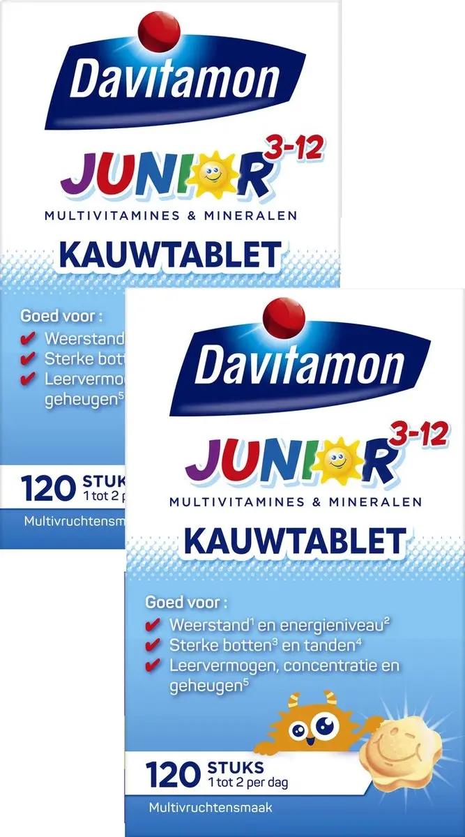 Davitamon Junior 3+ Multivitaminen
