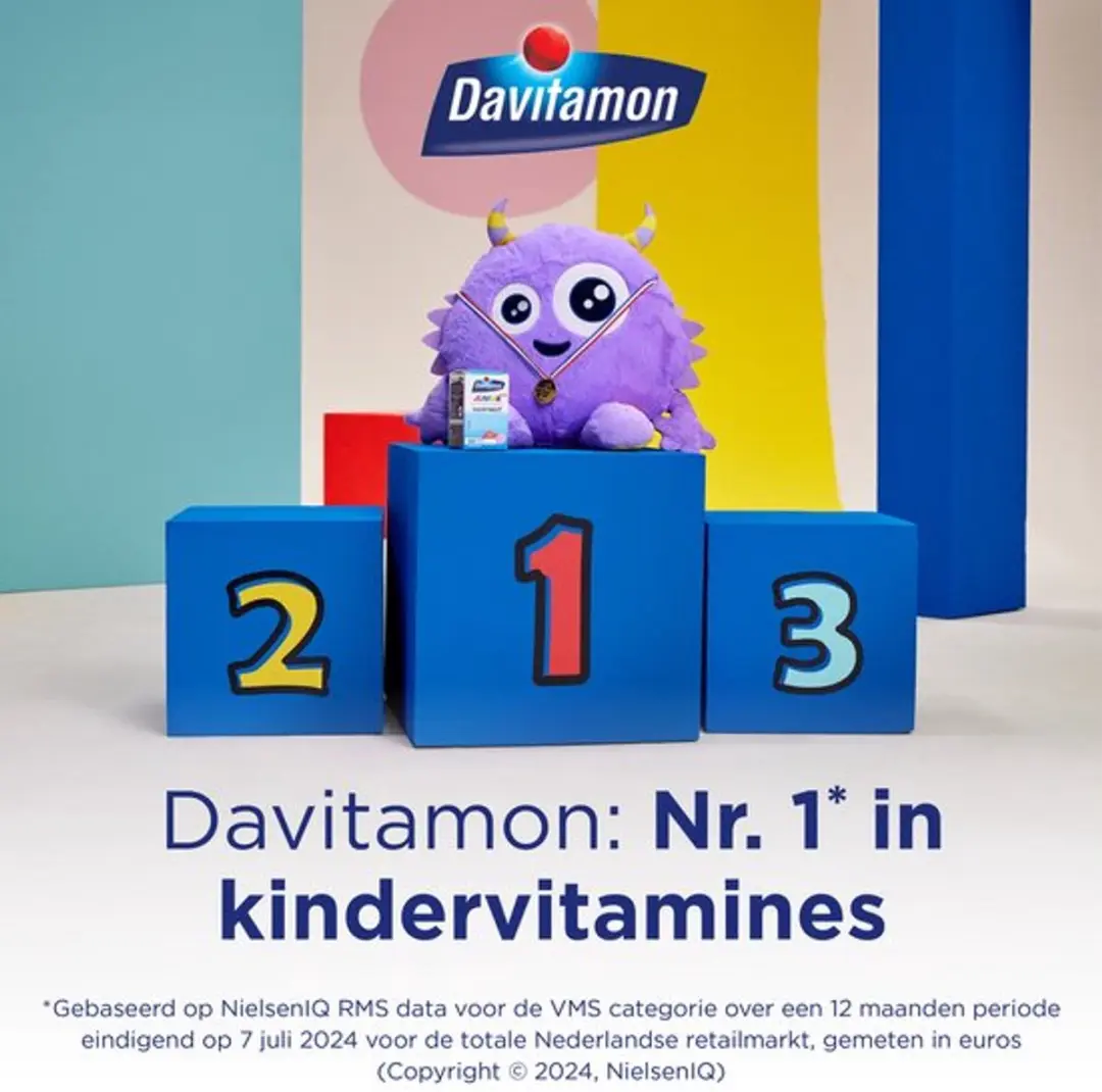 Davitamon Junior 3+ Multivitaminen - 240 Kauwtabletten - 2x120