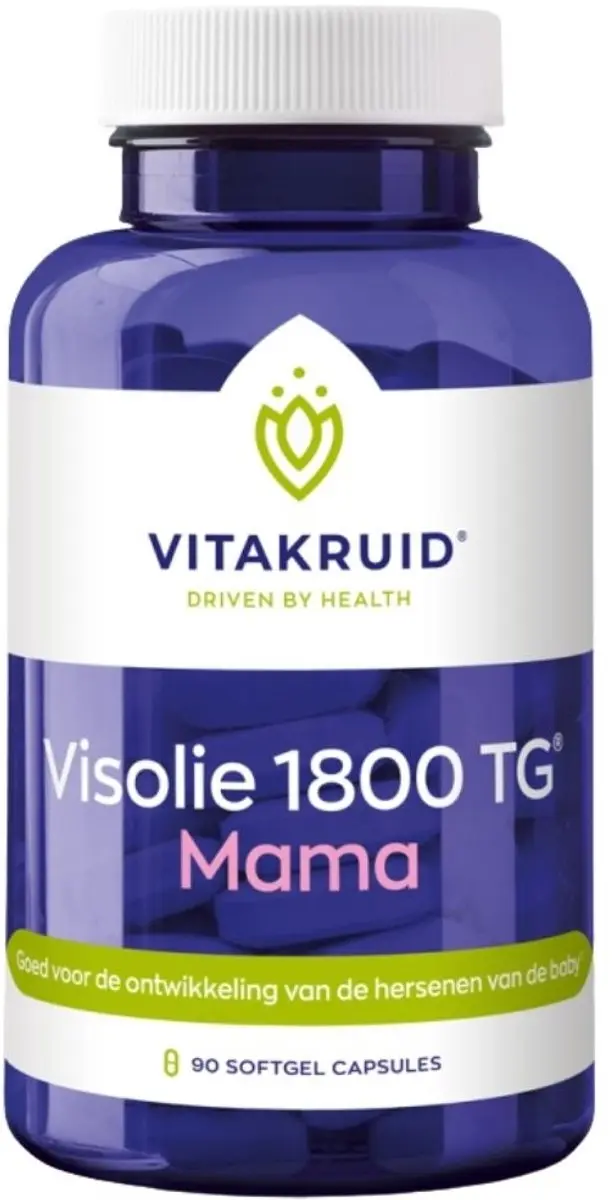 Vitakruid Visolie TG 1800 Mama 90 Softgels