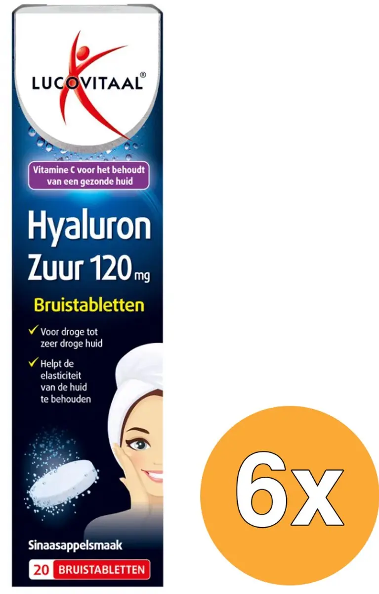 Lucovitaal Hyaluronzuur Bruistabletten