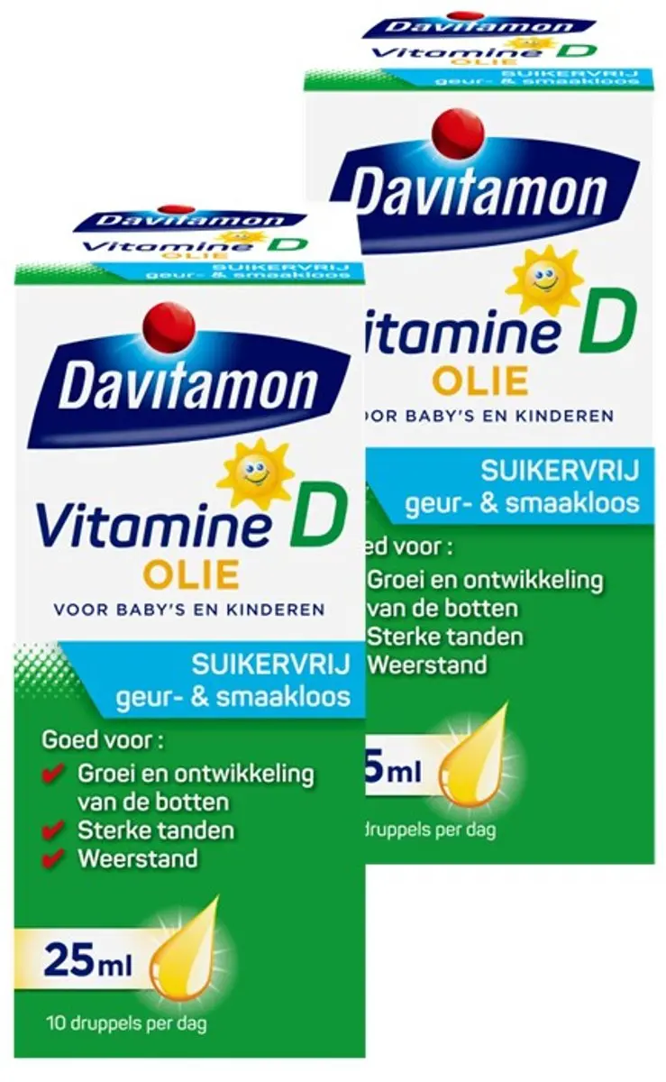 Davitamon Vitamine D3 Druppels Suikervrij