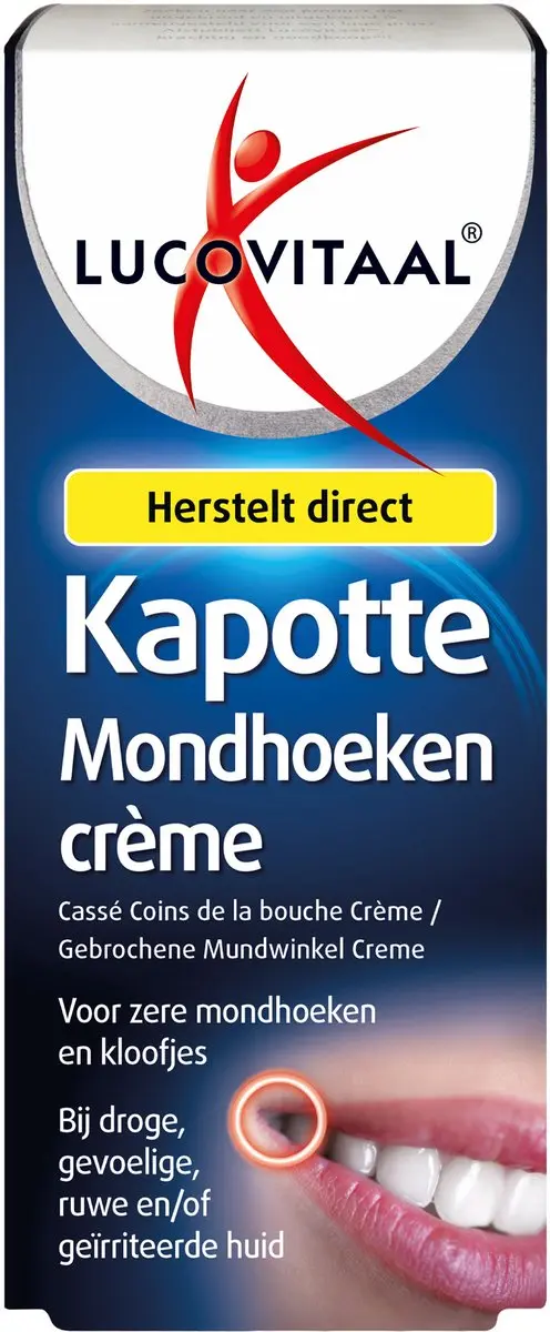 Lucovitaal Kapotte Mondhoeken Crème 15ml